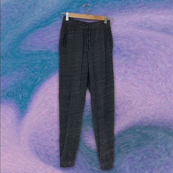 ♥︎ Brandy Melville Charcoal Rosa Sweatpants ♥︎ - Picture 2 of 5